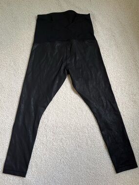 Ingrid & Isabel Faux Leather Maternity Leggings